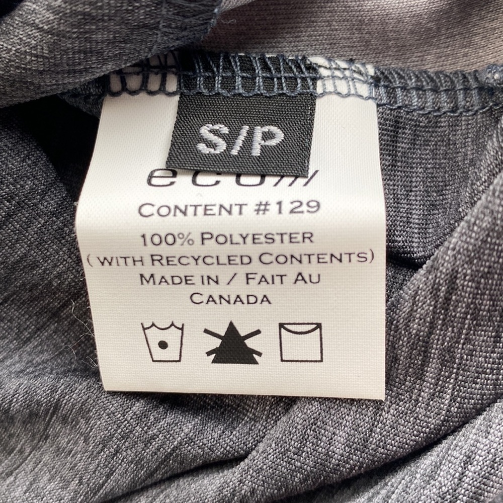 Grey Quick Dry Shirt 2 Toned Grey T-shirt Multiple Sizes - Picture 6 of 7